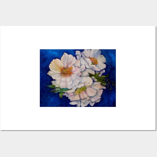 White roses Wall Art by jennyleeandjim